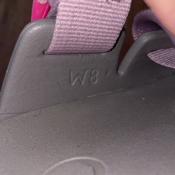 Chaco Chillos Slide Women’s Size 8M in Solid Mauve Violet - Picture 2 of 4